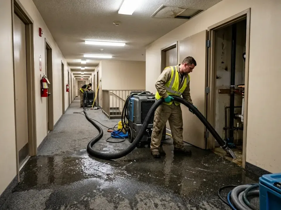 multi-unit-apartment-hallway-f-005 — frequently asked questions, Emergency Burst Pipe Water Extraction & Removal in St. Clai…